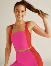 Load image into Gallery viewer, Vitality Colorblock Crop Tank