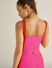 Load image into Gallery viewer, Vitality Colorblock Crop Tank