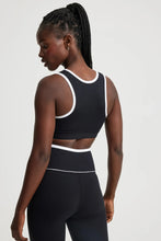Load image into Gallery viewer, Ribbed Two Tone Gym Bra