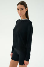 Load image into Gallery viewer, Sonja Fleece Sweatshirt w/Stripe
