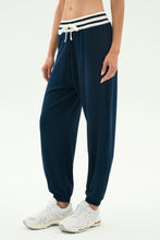 Load image into Gallery viewer, Andie Oversized Fleece Sweatpant w/Stripe
