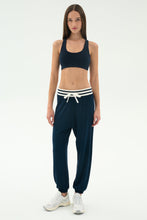 Load image into Gallery viewer, Andie Oversized Fleece Sweatpant w/Stripe
