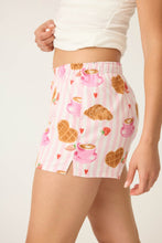 Load image into Gallery viewer, Croissant Flannel Shorts
