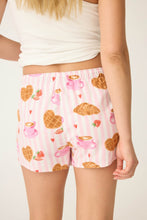 Load image into Gallery viewer, Croissant Flannel Shorts
