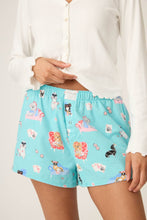 Load image into Gallery viewer, Poker Puppies Flannel Shorts

