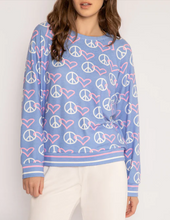 Load image into Gallery viewer, L/S Top Peace Love
