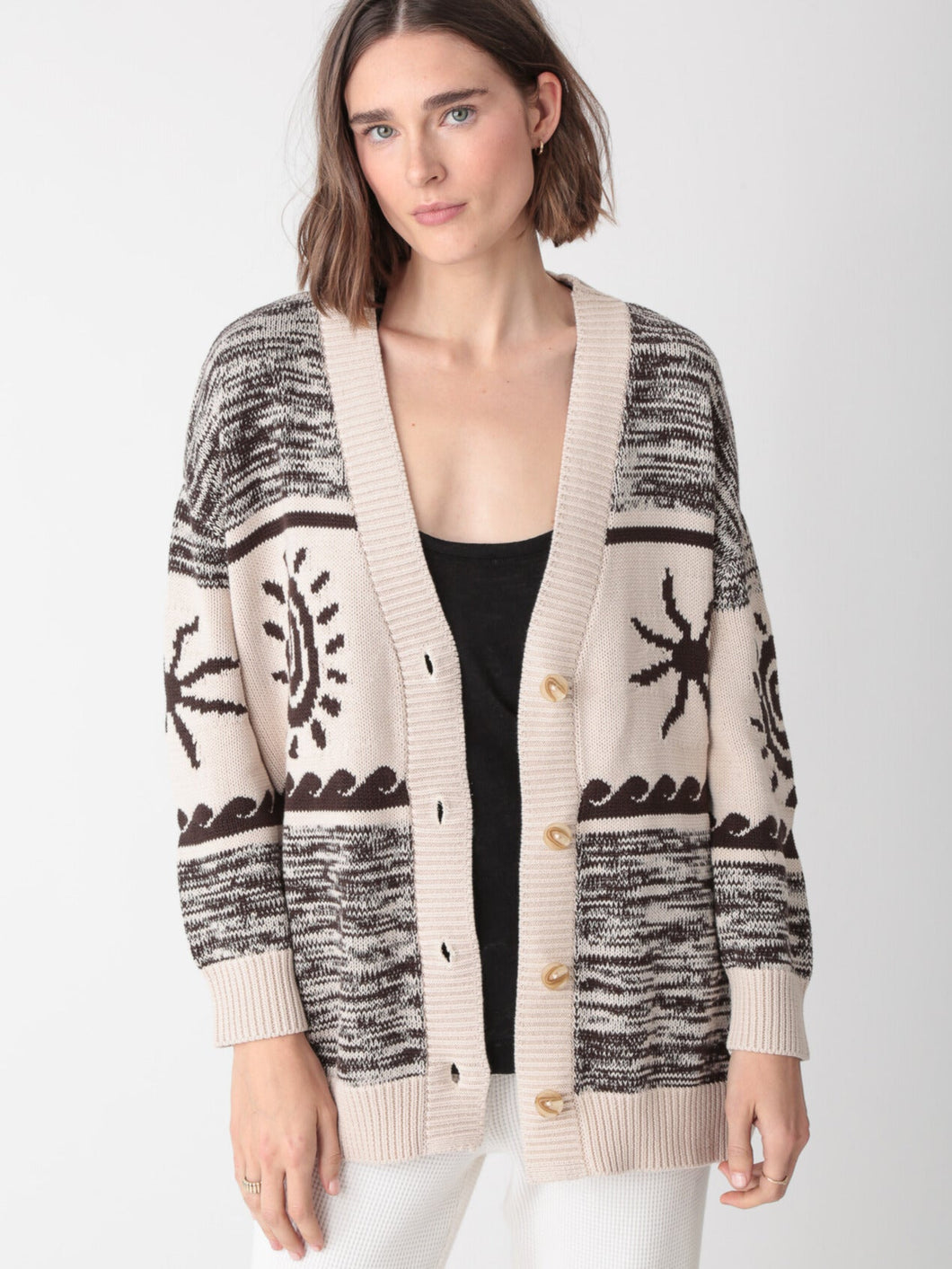 Everyday Cardigan Intarsia