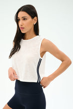 Load image into Gallery viewer, Logan Mesh Stripe Tank

