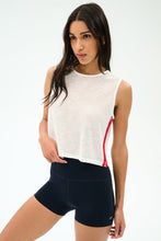 Load image into Gallery viewer, Logan Mesh Stripe Tank
