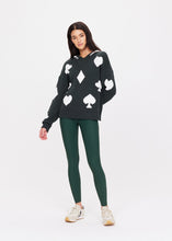 Load image into Gallery viewer, Ace of Hearts Abbey Knit Hood
