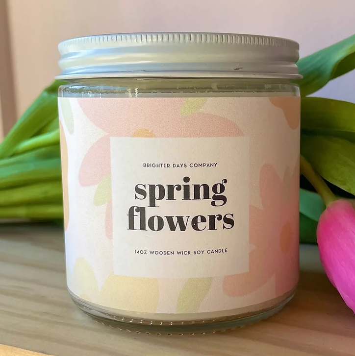 Spring Flowers 14oz Candle