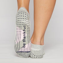Load image into Gallery viewer, Be Thankful Aspen Grip Socks Dove
