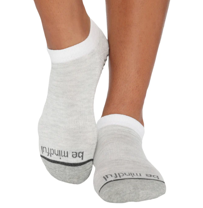Be Mindful Cambridge Grip Socks Pearl