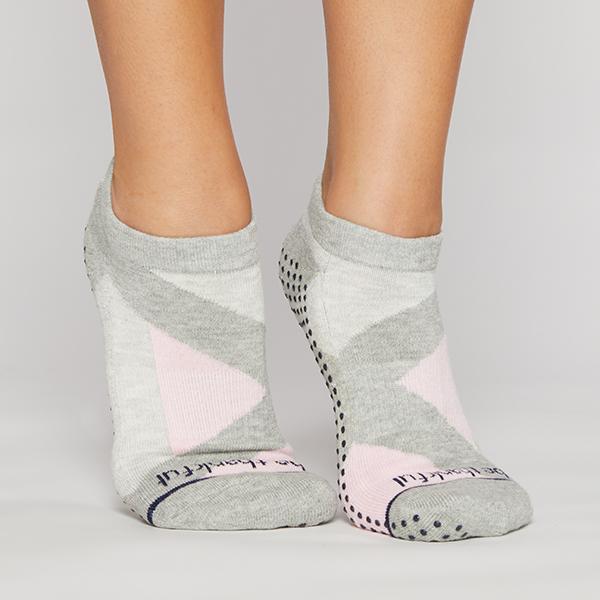 Be Thankful Aspen Grip Socks Dove