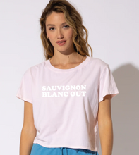 Load image into Gallery viewer, Blanc Out Crop Tee
